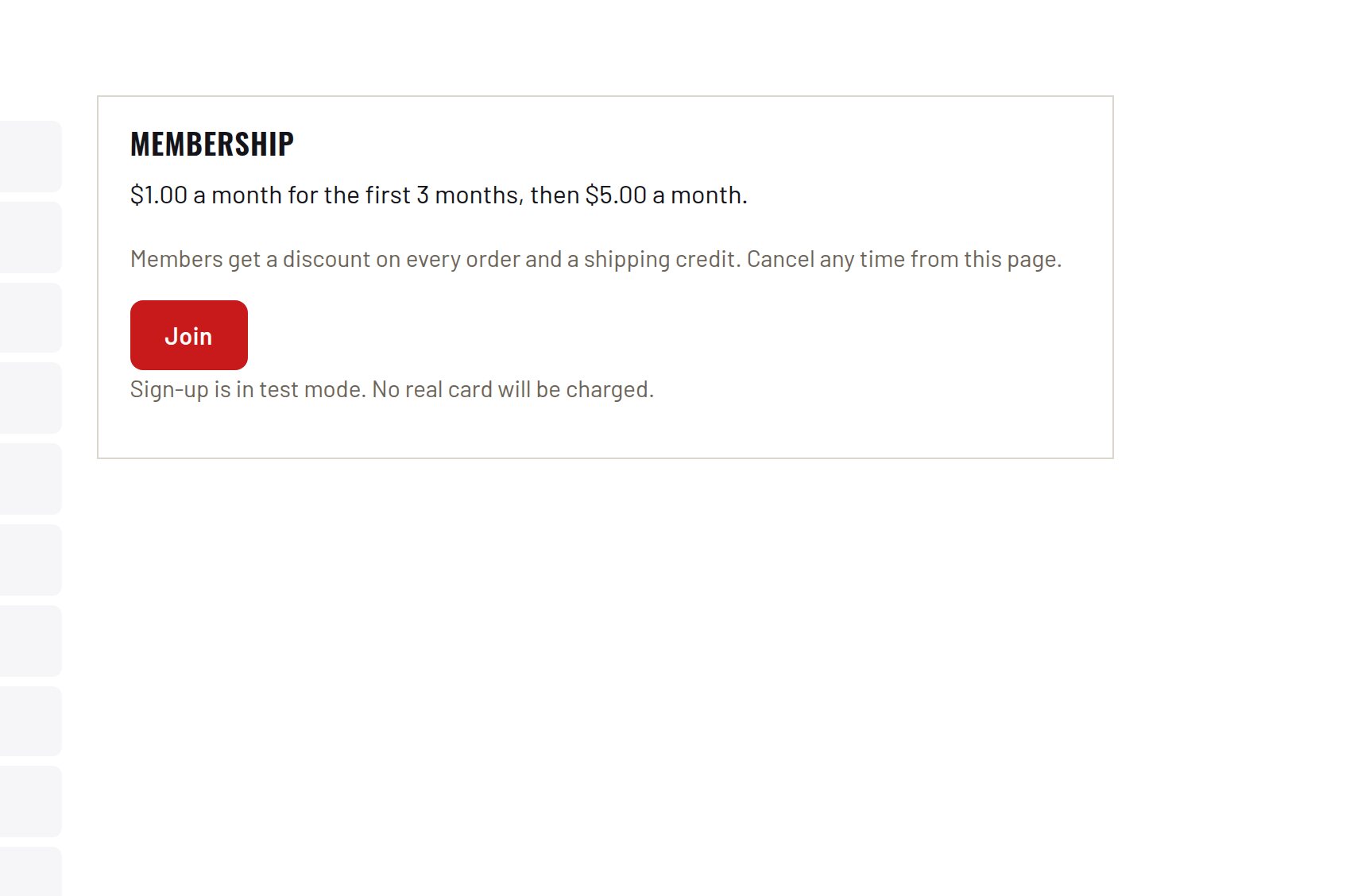 Accounts on the storefront