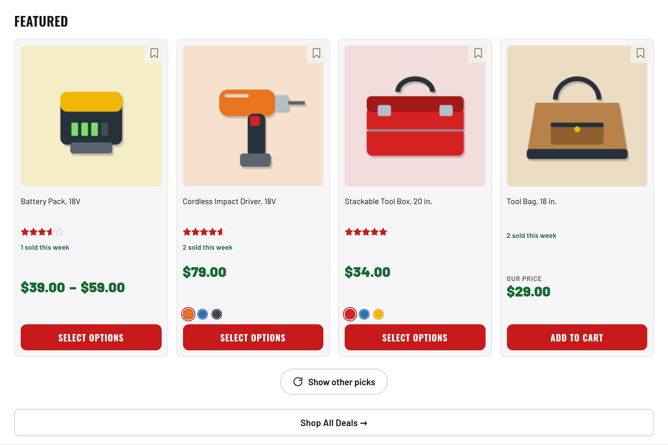 Catalog — Factorize → Selling