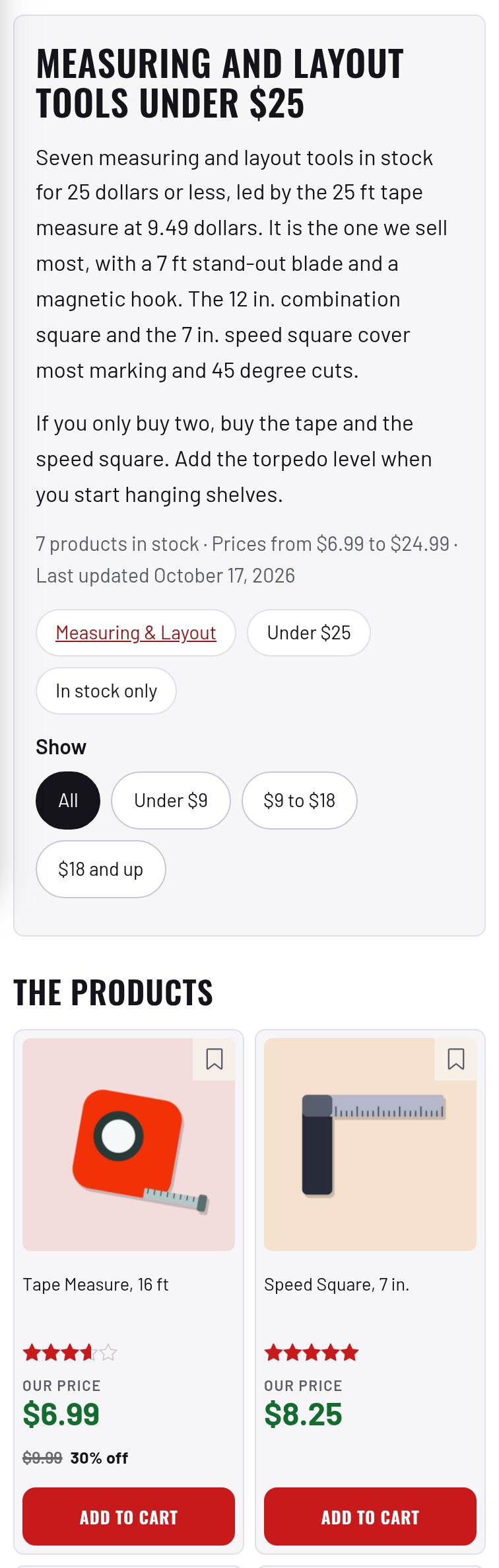 Guides: What customers see on a phone