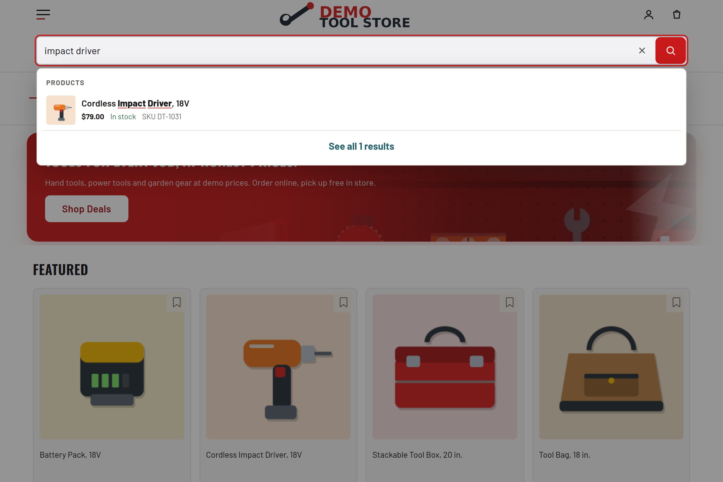 Search — Factorize → Search