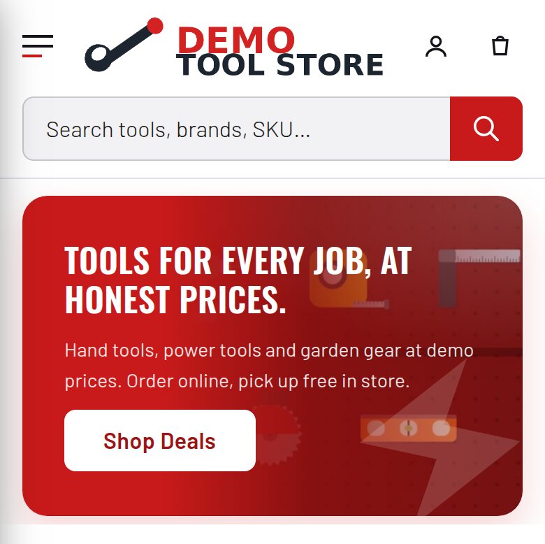 Setup: What customers see on a phone