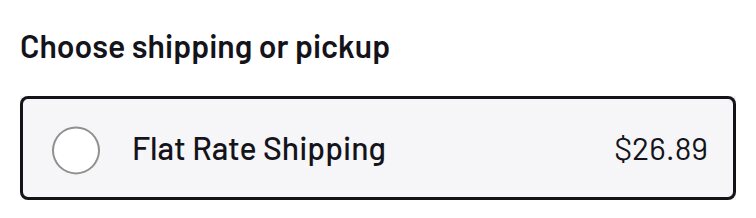 Shipping: What customers see on a phone