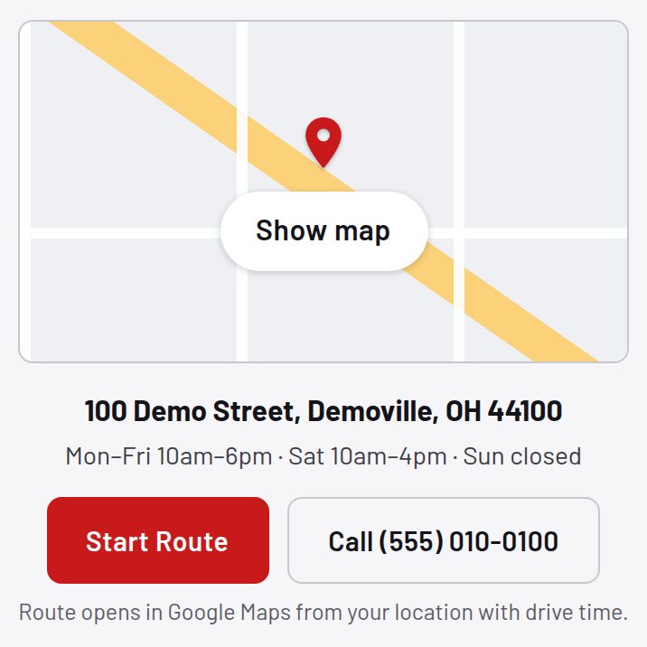 Storefront: What customers see on a phone