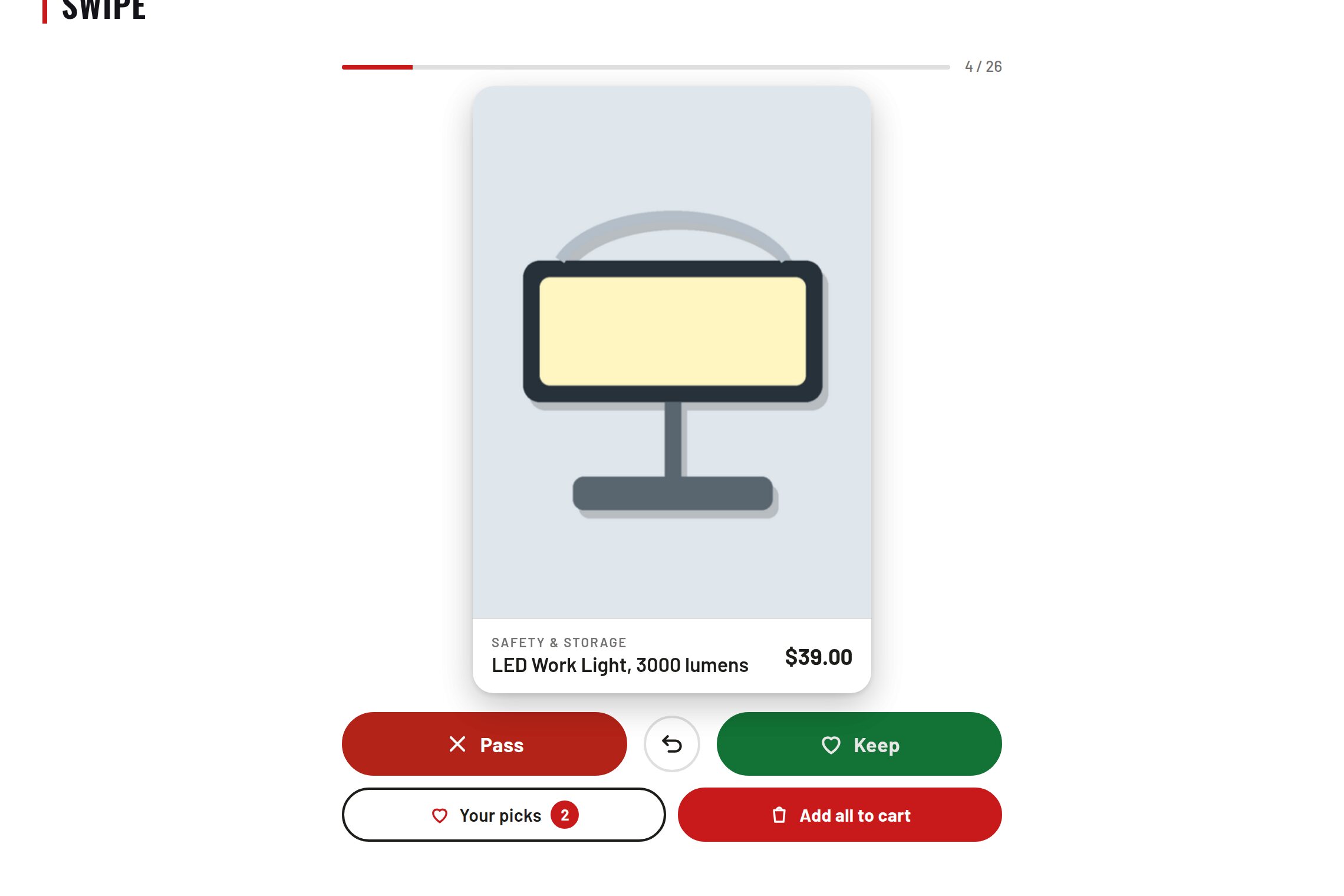 Swipe — Factorize → Swipe